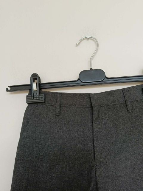 Szorty chłopięce eleganckie TU 7 lat 122 cm grafitowe krótkie spodnie