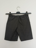 Szorty chłopięce eleganckie TU 7 lat 122 cm grafitowe krótkie spodnie