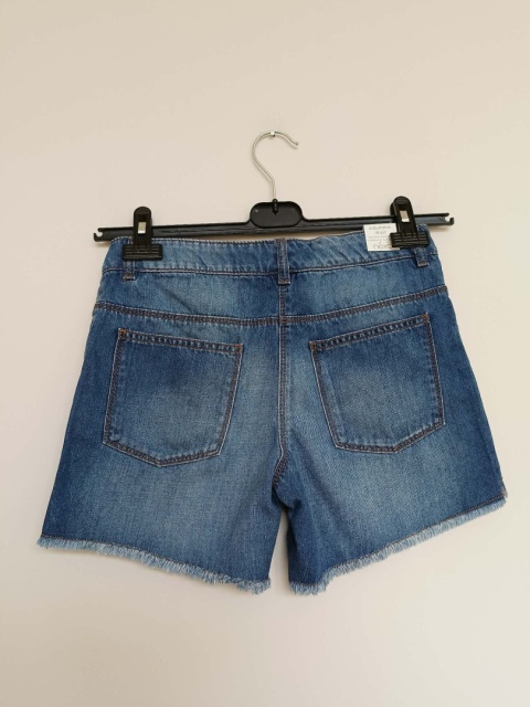 Szorty jeansowe dziewczęce Next 12 lat 152 cm krótkie spodenki jeans
