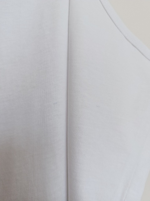 Top Zizzi Biały na Ramiączkach – 100% Bawełna, Plus Size XXL