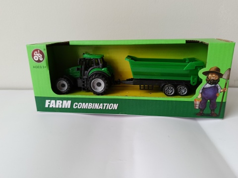 Traktor z przyczepą FARM COMBINATION – zestaw rolniczy dla dzieci 3+