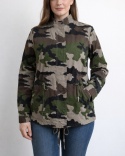 V by Very – Kurtka w stylu militarnym / moro, rozmiar S