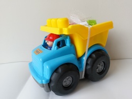 Wywrotka dla dzieci z klockami – samochód ciężarówka