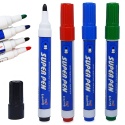 Zestaw markerów suchościeralnych do tablicy whiteboard – 4 kolory