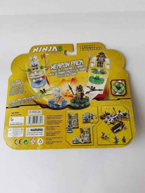 Zestaw zabawkowy inspirowany ninja