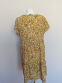 sukienka damska shein w kwiaty żółta luźna letnia rozmiar L 40/42