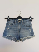 szorty jeansowe H&M damskie krótkie z przetarciami denim rozmiar 32