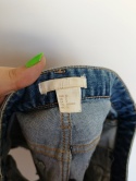 szorty jeansowe H&M damskie krótkie z przetarciami denim rozmiar 32
