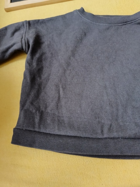 Bluza NEXT 86 szara w kwiatki 12-18 miesięcy bawełna