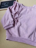 Bluza dziewczęca F&F 92 różowa falbanki 18-24 miesiące