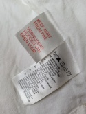 Bluza niemowlęca H&M 56 biała miś kaptur ocieplana
