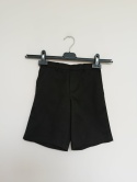Czarne eleganckie spodenki chłopięce GEORGE 6–7 lat 116–122 cm – krótkie spodenki szkolne