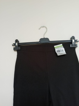 Czarne legginsy dziewczęce GEORGE 14–15 lat 164–170 cm – elastyczne spodnie