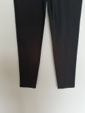 Czarne legginsy dziewczęce GEORGE 14–15 lat 164–170 cm – elastyczne spodnie