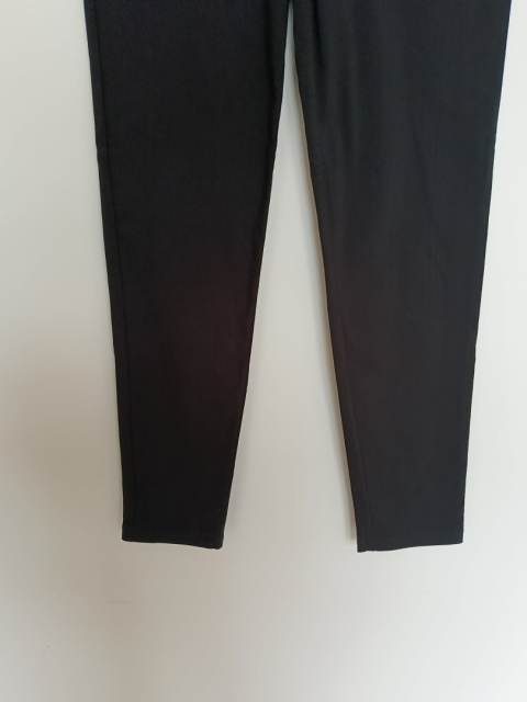 Czarne legginsy dziewczęce GEORGE 14–15 lat 164–170 cm – elastyczne spodnie