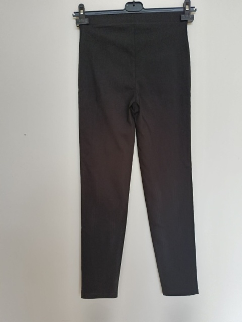 Czarne legginsy dziewczęce GEORGE 14–15 lat 164–170 cm – elastyczne spodnie