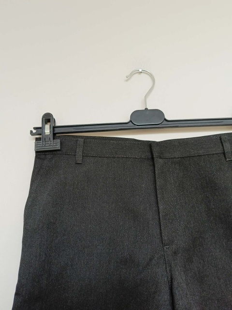 Grafitowe eleganckie spodenki chłopięce GEORGE 13–14 lat 158–164 cm – krótkie spodenki wizytowe