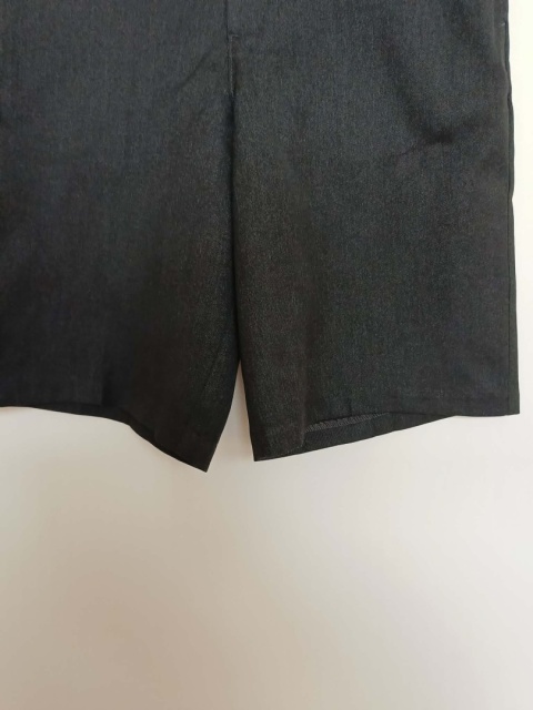 Grafitowe eleganckie spodenki chłopięce GEORGE 13–14 lat 158–164 cm – krótkie spodenki wizytowe