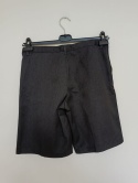 Grafitowe eleganckie spodenki chłopięce GEORGE 13–14 lat 158–164 cm – krótkie spodenki wizytowe