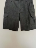 Grafitowe spodenki cargo chłopięce TU 6 lat 116 cm – krótkie spodenki z kieszeniami