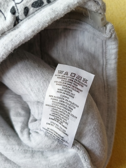 Kamizelka Disney 101 Dalmatyńczyków 80/86 bezrękawnik z kapturem Pepco