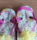 Klapki dziewczęce George – kwiatowe, r. 24