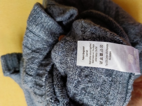 Kombinezon niemowlęcy George 62/68 swetrowy