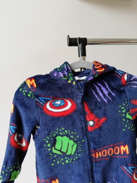 Kombinezon polarowy Marvel Avengers M&S 3-4 lata 104 cm