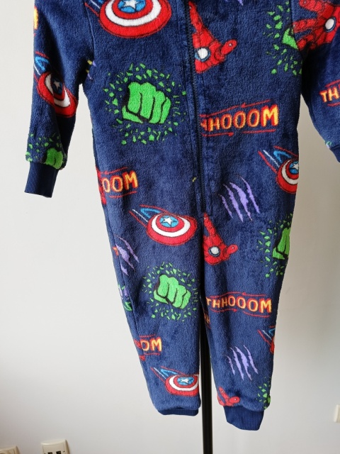 Kombinezon polarowy Marvel Avengers M&S 3-4 lata 104 cm