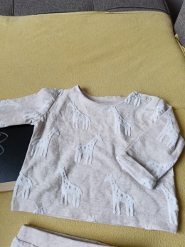 Komplet niemowlęcy Mamas & Papas 68 beżowy żyrafy