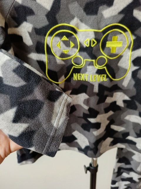 Komplet polarowy piżama Next Level moro 10 lat 2 części