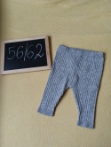 Legginsy niemowlęce George 56/62 szare prążkowane 0-3 m