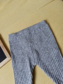 Legginsy niemowlęce George 56/62 szare prążkowane 0-3 m
