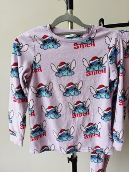 Piżama dziewczęca Stitch M&S 134 komplet polar Disney 8-9 lat