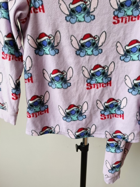 Piżama dziewczęca Stitch M&S 134 komplet polar Disney 8-9 lat