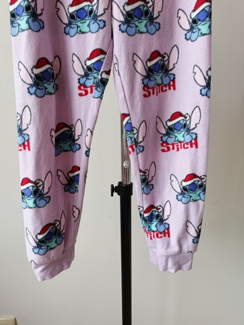 Piżama dziewczęca Stitch M&S 134 komplet polar Disney 8-9 lat