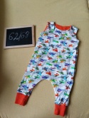 Rampers niemowlęcy samoloty 62/68 handmade