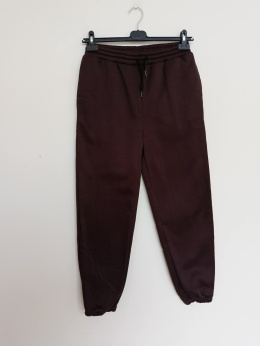 Spodnie dresowe damskie Shein L – brązowe, wygodne, gumka w pasie