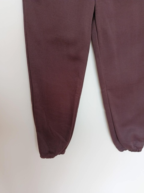 Spodnie dresowe damskie Shein L – brązowe, wygodne, gumka w pasie