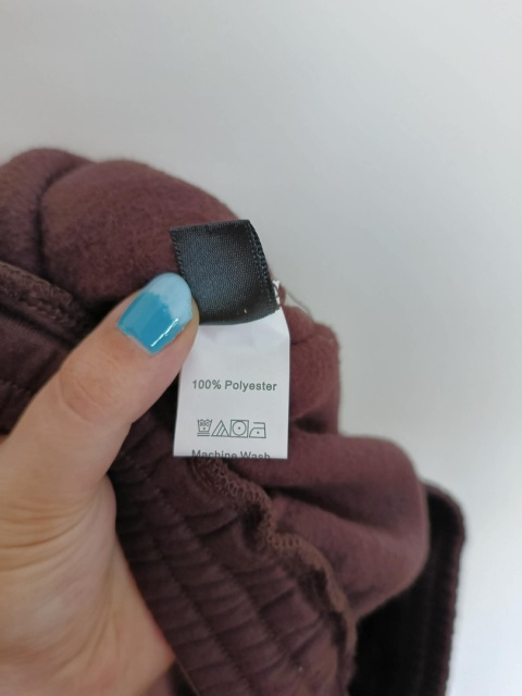 Spodnie dresowe damskie Shein L – brązowe, wygodne, gumka w pasie