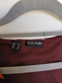 Sukienka maxi Bodyflirt 38 M panterka – zwiewna, kopertowy dekolt, długa boho