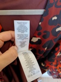 Sukienka maxi Bodyflirt 38 M panterka – zwiewna, kopertowy dekolt, długa boho