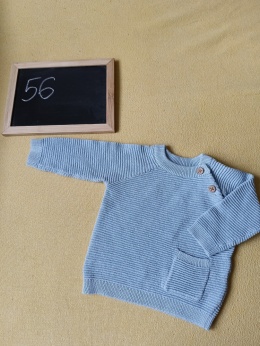 Sweterek niemowlęcy George 56 niebieski