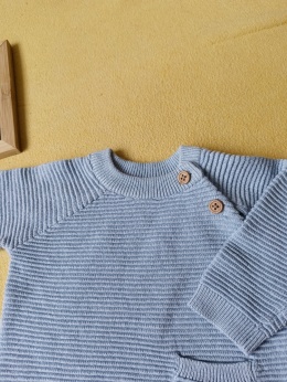 Sweterek niemowlęcy George 56 niebieski