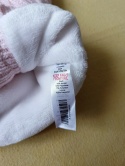 Sweterek niemowlęcy Nutmeg 62 różowy ocieplany kokardki
