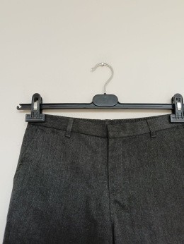 Szare eleganckie spodenki chłopięce GEORGE 11–12 lat 146–152 cm – wizytowe krótkie spodenki