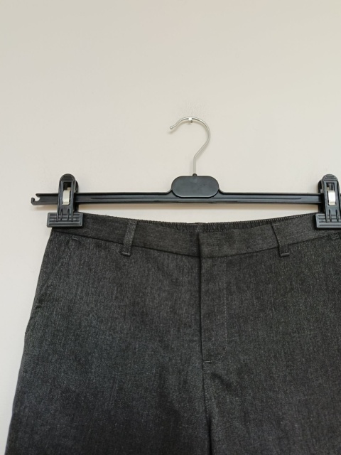 Szare eleganckie spodenki chłopięce GEORGE 11–12 lat 146–152 cm – wizytowe krótkie spodenki