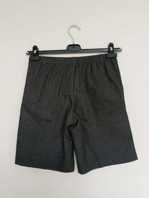 Szare eleganckie spodenki chłopięce GEORGE 11–12 lat 146–152 cm – wizytowe krótkie spodenki