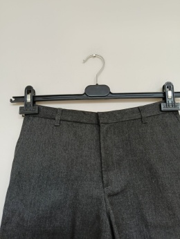 Szare eleganckie spodenki chłopięce GEORGE 12-13 lat 152-158 cm – krótkie spodenki wizytowe