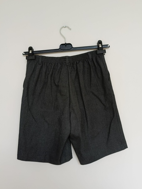 Szare eleganckie spodenki chłopięce GEORGE 12-13 lat 152-158 cm – krótkie spodenki wizytowe